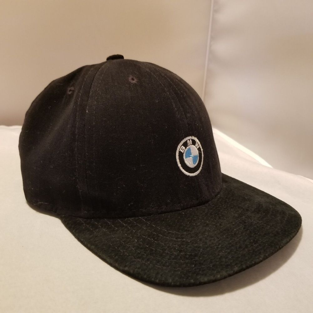 Mens BMW Lifestyle Embroidered Leather Strapback Dad Cap suede Adjustable. - Picture 10 of 13